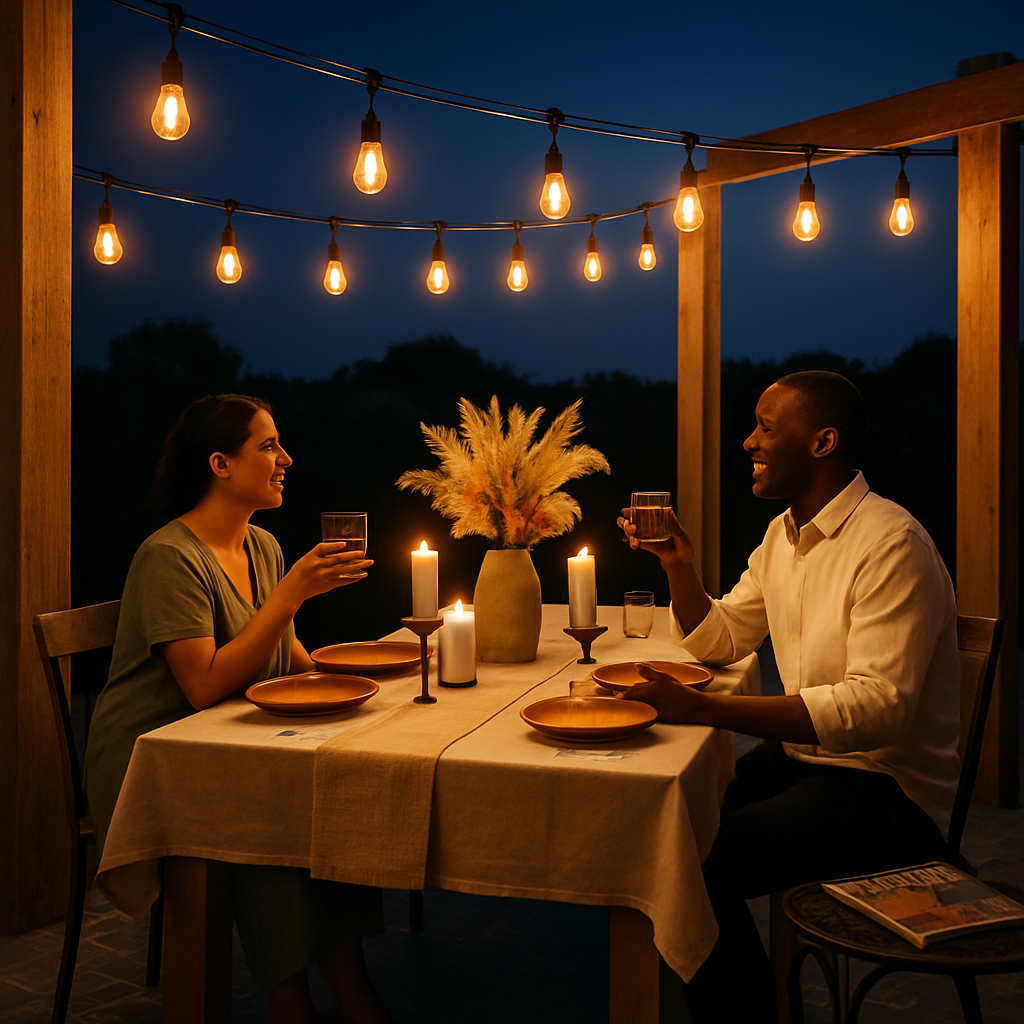 Outdoor String Lights for Patio - Weatherproof, Warm White