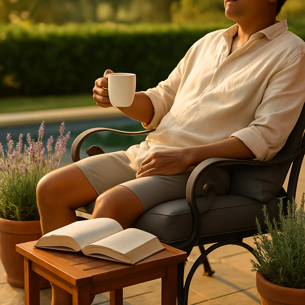 Outdoor Chair Cushion & Pillow Set for Patio Furniture