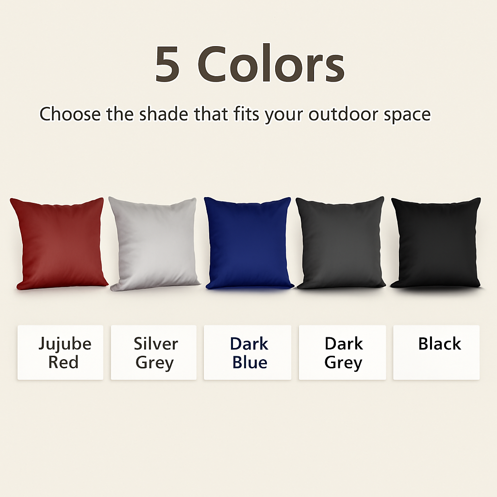 Outdoor Chair Cushion & Pillow Set for Patio Furniture
